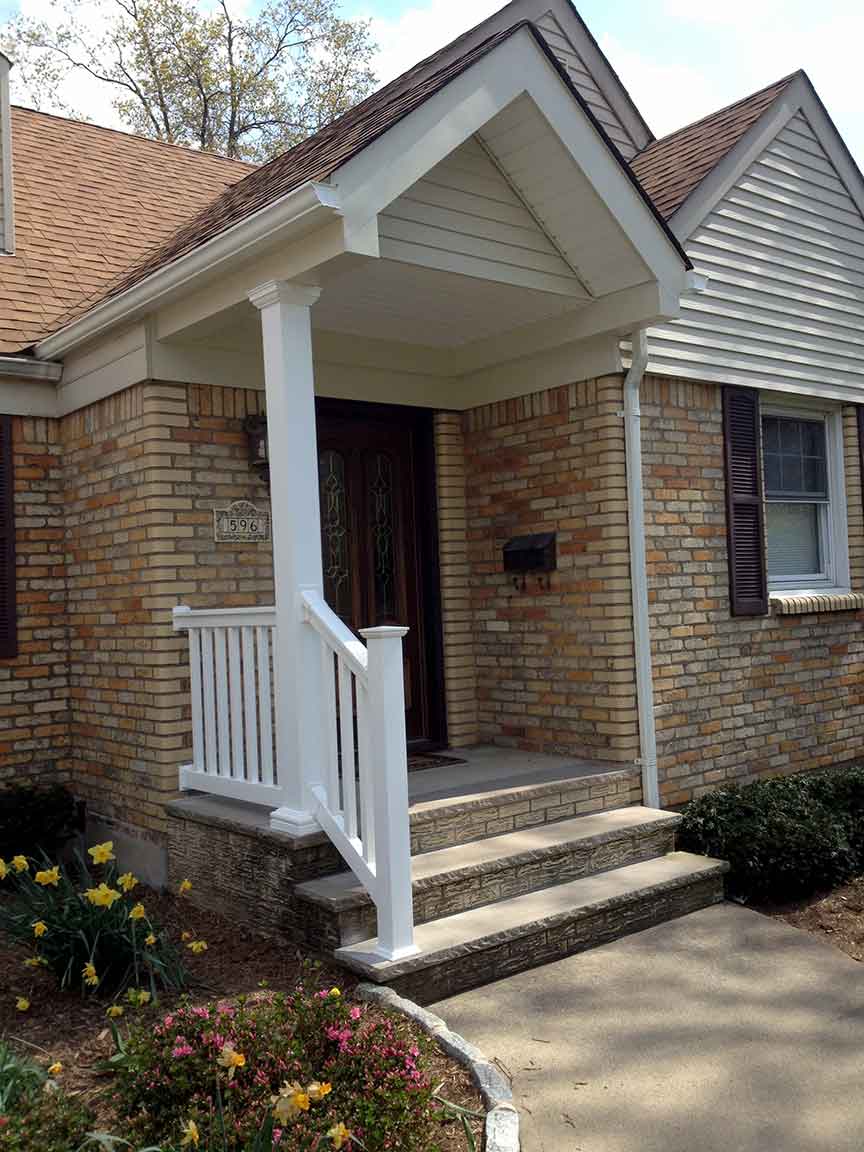 Front Porch Railing Stairs